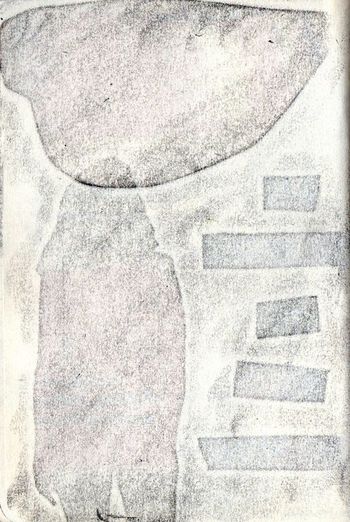 29.01.2024 Papier - paper - papier - papier Matthias Harnisch * Frottage du jour