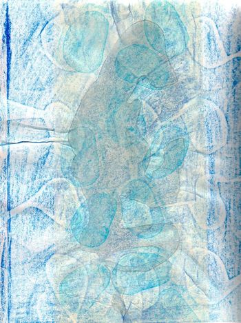 29.01.2022 Papier - paper - papier - papier Matthias Harnisch * Frottage du jour