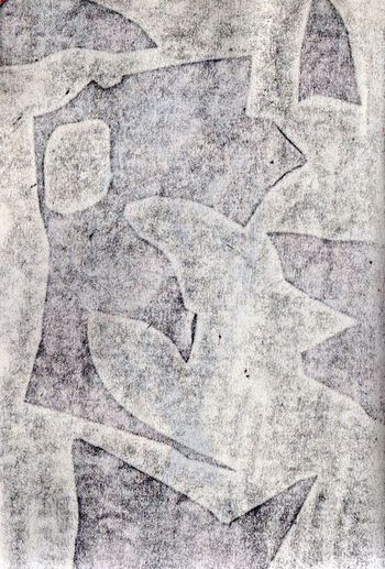 23.07.2024 Papier - paper - papier - papier Matthias Harnisch * Frottage du jour