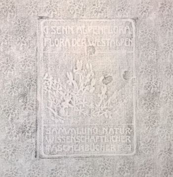 19.10.2016 Bucheinband - book cover - couvre-livres - okładka książki Matthias Harnisch - Frottage du jour