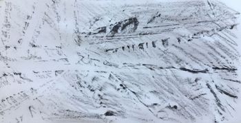 28.02.2022 Eis - ice - glace - lód Matthias Harnisch * Frottage du jour