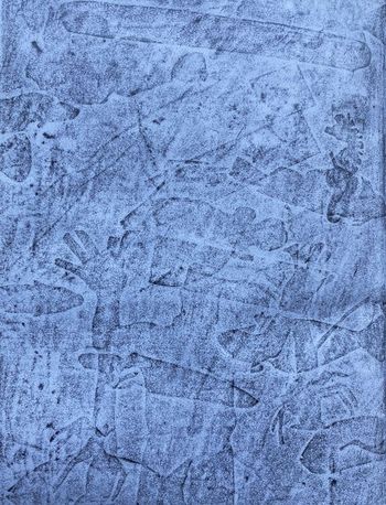 25.05.2022 Papier - paper - papier - papier Matthias Harnisch * Frottage du jour