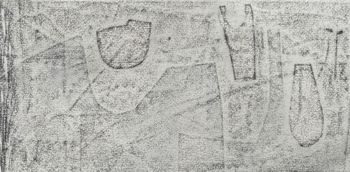 06.02.2024 Papier - paper - papier - papier Matthias Harnisch * Frottage du jour