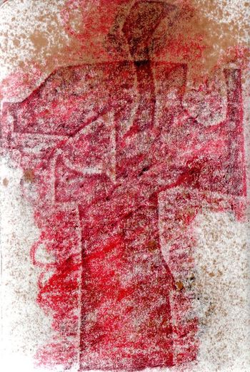 24.07.2024 Papier - paper - papier - papier Matthias Harnisch * Frottage du jour