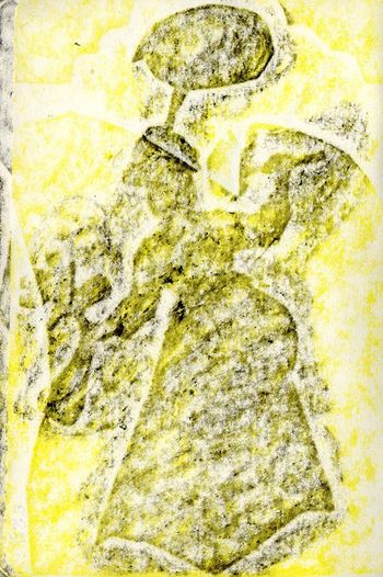 19.05.2024 Papier - paper - papier - papier Matthias Harnisch * Frottage du jour