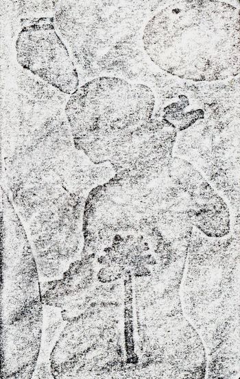 24.10.2026 Papier - paper - papier - papier Matthias Harnisch * Frottage du jour