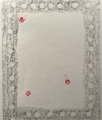 03.01.2025 Papier - paper - papier - papier Matthias Harnisch * Frottage du jour