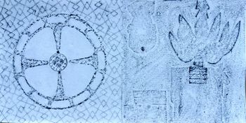 16.12.2025 Verschiedene Oberflächen - various surfaces - surfaces différentes - różne powierzchnie Matthias Harnisch * Frottage du jour