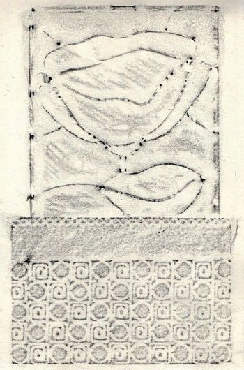 23.09.2024 Verschiedene Oberflächen - various surfaces - surfaces différentes - różne powierzchnie Matthias Harnisch * Frottage du jour