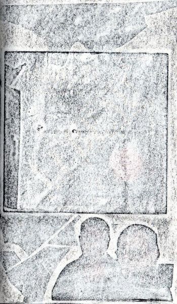 27.08.2023 Papier - paper - papier - papier Matthias Harnisch * Frottage du jour