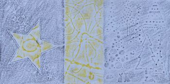 09.02.2023 Verschiedene Oberflächen - various surfaces - surfaces différentes - różne powierzchnie Matthias Harnisch * Frottage du jour