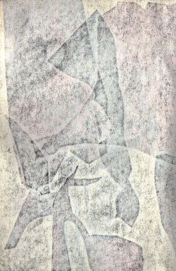 07.12.2024 Papier - paper - papier - papier Matthias Harnisch * Frottage du jour