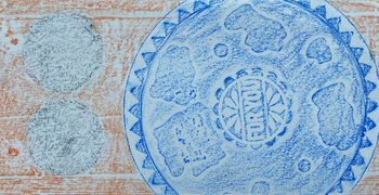 19.12.2022 Verschiedene Oberflächen - various surfaces - surfaces différentes - różne powierzchnie Matthias Harnisch * Frottage du jour