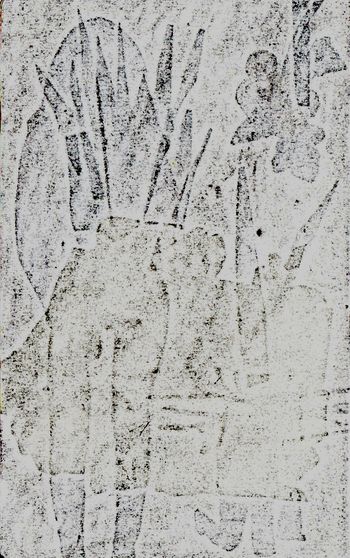 10.06.2026 Papier - paper - papier - papier Matthias Harnisch * Frottage du jour